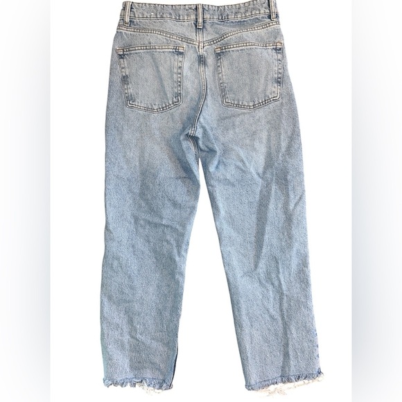 Mango Light Blue Ankle Jeans Size 6 - Picture 6 of 6